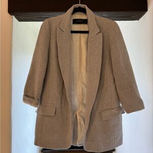 Zara gray tweed blazer